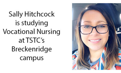 Sisterly advice leads Breckenridge resident to TSTC’s Vocational Nursing program