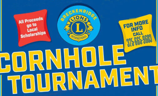 Breckenridge Lions Club’s cornhole tournament, raffle to benefit scholarship fund