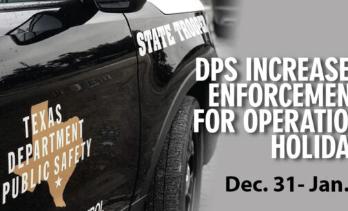 DPS to increase enforcement for the New Year’s holiday