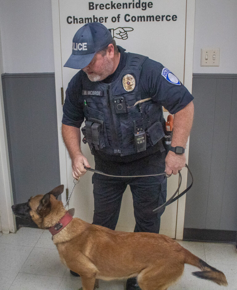 New K9 officer joins Breckenridge Police Department to help combat