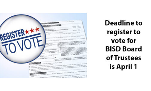 BISD Board of Trustees election set for May 1; voter registration deadline is April 1