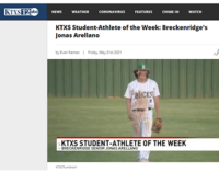 Arellano named KTXS Student Athlete of the Week