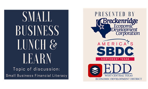 Breckenridge Economic Development Corp. to host Lunch & Learn for small businesses on May 27