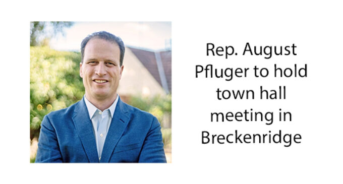 U.S. Rep. Pfluger to hold town hall meeting in Breckenridge on Monday