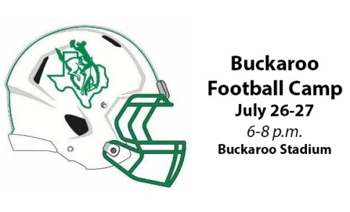 Buckaroo Football Camp scheduled for July 26-27