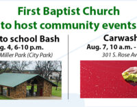 First Baptist Church to host community events on Aug. 4, Aug. 7