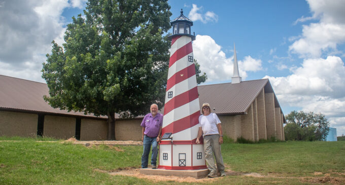 Trinity Baptist installs ‘Lighthouse on the Hillside’