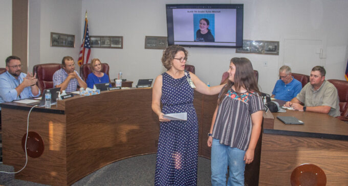 Breckenridge school board honors students of the month