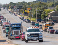 One last ride: Daniel Jimenez’s last request fulfilled as 18-wheeler takes casket to cemetery