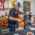 Painting pumpkins at East Elementary