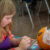 Fourth Graders Painting Pumpkins at South Elementary in Pictures