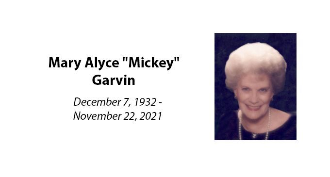 Mary Alyce “Mickey” Garvin