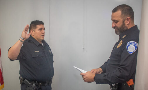 San Miguel sworn in as Breckenridge’s newest police officer