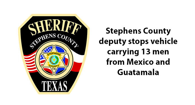 Stephens County Sheriff’s Office intercepts alleged human smuggling vehicle