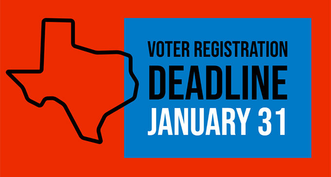 Deadline to register to vote in upcoming primary is Jan. 31