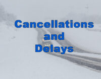 Winter storm leads to cancellations, delays for local businesses, organizations, agencies