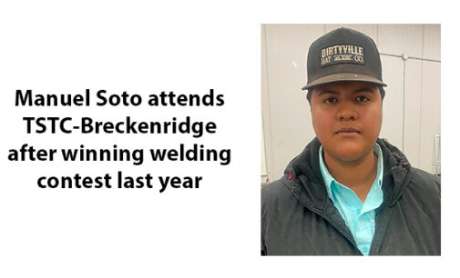 Welding student gains confidence through TSTC-Breckenridge’s program