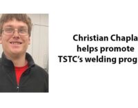 Chapla promotes TSTC’s Welding Technology to prospective students