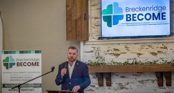 Buckley unveils Breckenridge Become plan at Chamber event