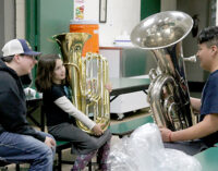 BISD band hosts Instrument Petting Zoo for South Elementary students