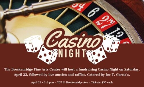 Fine Arts Center to host Casino Night fundraiser next week