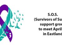 Survivors of Suicide support group to meet Thursday, April 28, in Eastland