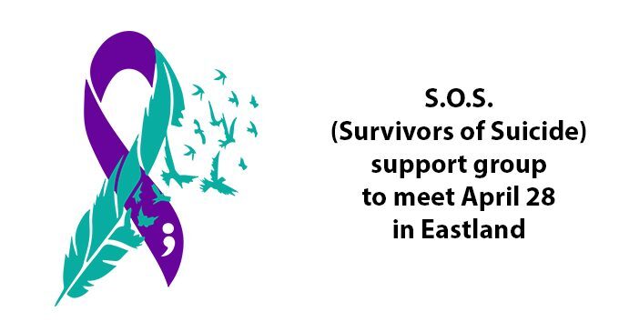 Survivors of Suicide support group to meet Thursday, April 28, in Eastland