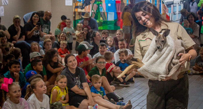 Local children, adults enthralled with exotic animals at Breckenridge Fine Arts Center, Library program