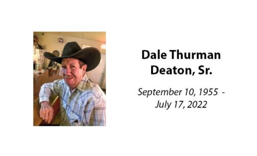 Dale Thurman Deaton, Sr.