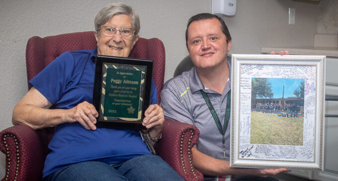 Peggy Johnson retires from Stephens Memorial Hospital after more than 40 years