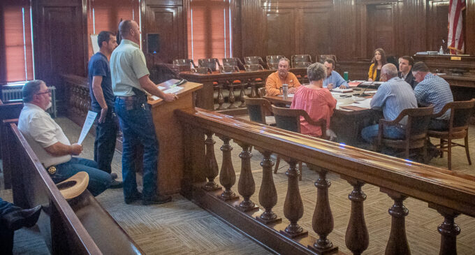 Commissioners Court honors retiring Texas Ranger, approves new phone system for Law Enforcement Center
