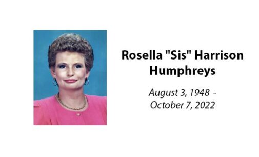 Rosella “Sis” Harrison Humphreys
