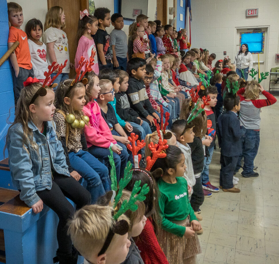 Kindergarten Students Celebrate Christmas at East Elementary