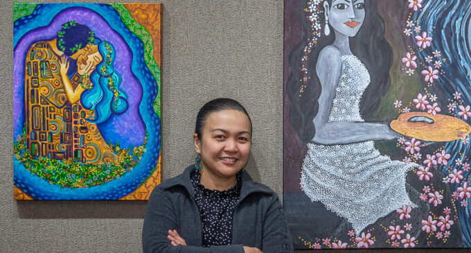 A universe of possibilities: Artist Ellen Carmona-Kochoa encourages local students to pursue their dreams