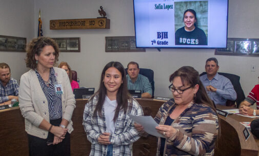 Students, Teacher of the Month and Bus Driver of the Year honored at BISD’s March school board meeting