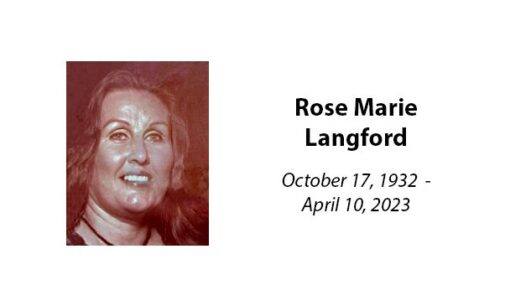 Rose Marie Langford