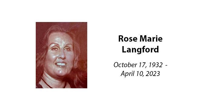 Rose Marie Langford