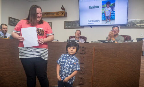 BISD honors students, teacher of the month at April school board meeting