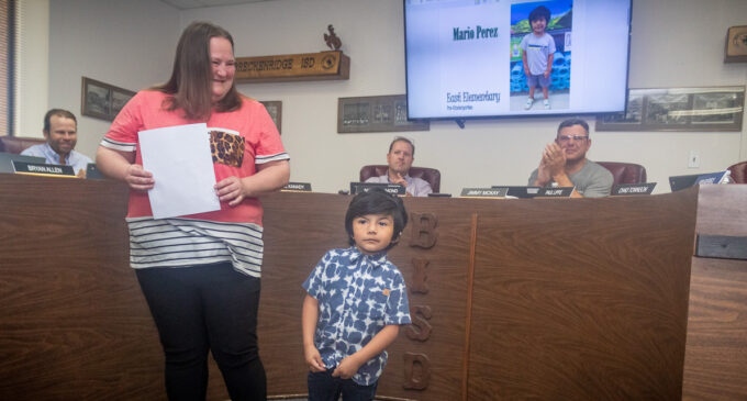 BISD honors students, teacher of the month at April school board meeting