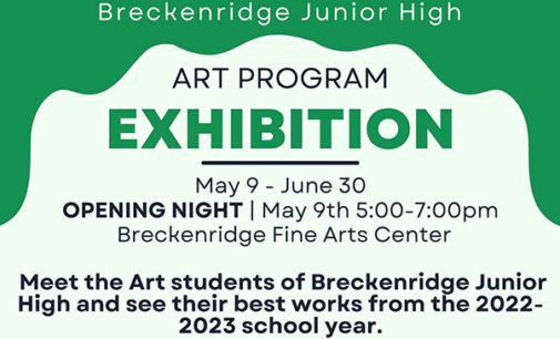 Fine Arts Center to host junior high art show May 9-June 30