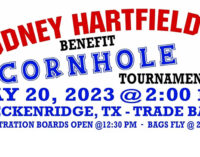 May 20 cornhole tournament to raise funds for Rodney Hartfield