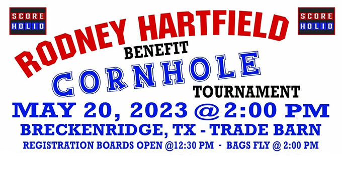 May 20 cornhole tournament to raise funds for Rodney Hartfield