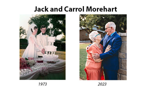 Carrol and Jack Morehart to celebrate 50th anniversary