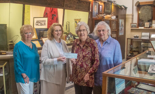 Woman’s Forum makes donation to Swenson Memorial Museum