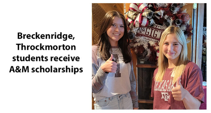 Abby Otts, Hannah Gage honored as recipients of Texas A&M’s Dickie scholarship