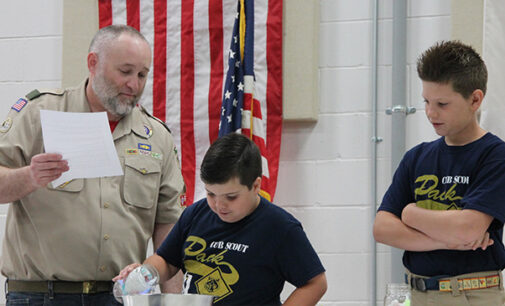 Breckenridge Cub Scouts honored at Blue and Gold Banquet