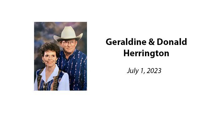 Geraldine and Donald Herrington
