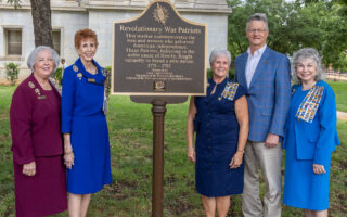DAR Dedication of the America 250 Patriot Marker at the Stephens County Courthouse