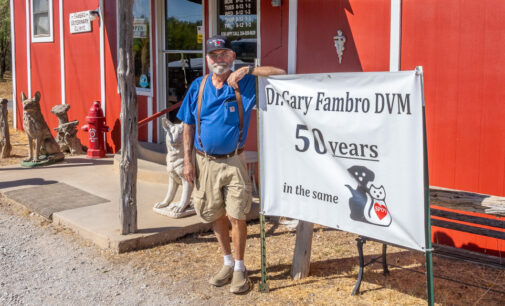It wasn’t his original plan, but Dr. Gary Fambro has been a vet for 50 years