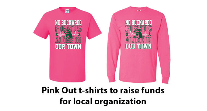 ‘Pink Out’ t-shirts to raise funds for Our Town organization to assist local cancer patients